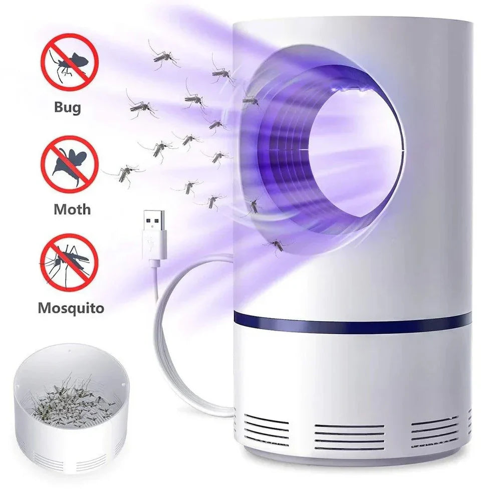 USB Mosquito Killer Lamp – Powerful UV Mosquito Trap | Silent & Chemical-Free Insect Catcher for Home & Office